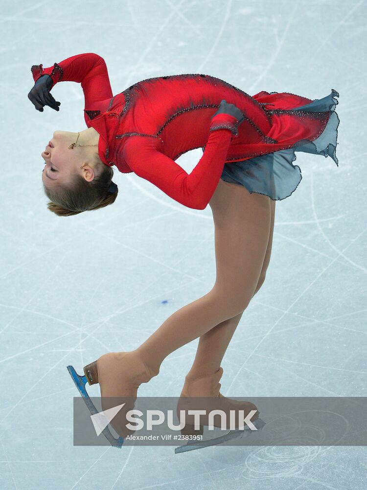 2014 Winter Olympics. Figure skating. Women. Free skating