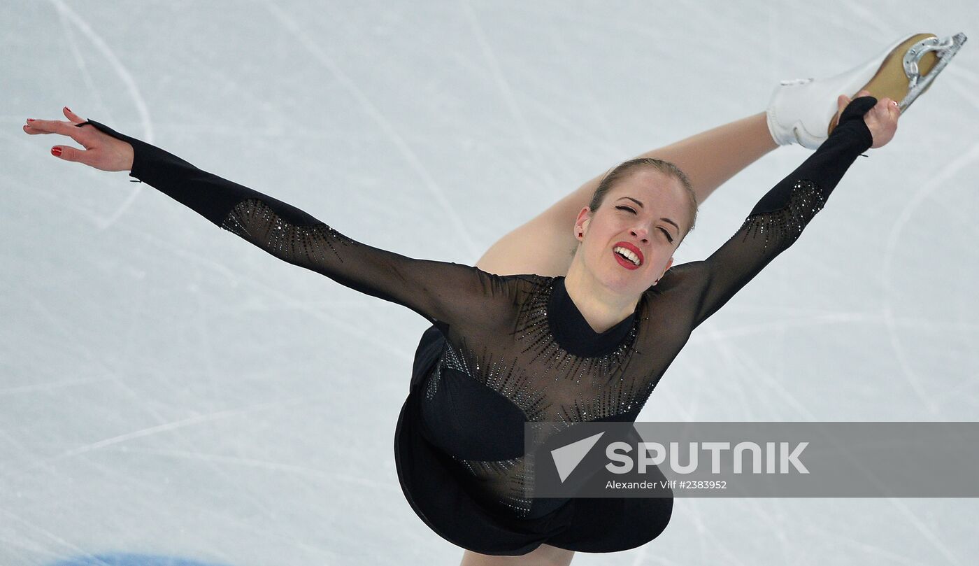 2014 Winter Olympics. Figure skating. Women. Free skating