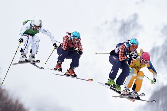 2014 Winter Olympics. Freestyle skiing. Women. Ski cross