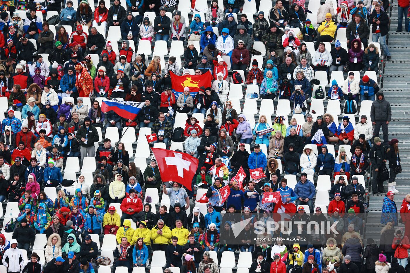 2014 Winter Olympics. Alpine skiing. Women. Slalom