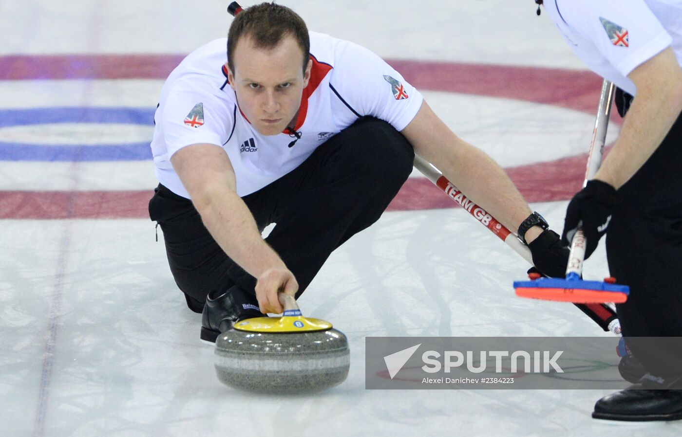 2014 Winter Olympics. Curling. Men. Finals