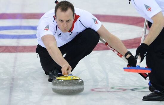 2014 Winter Olympics. Curling. Men. Finals