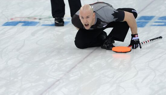 2014 Winter Olympics. Curling. Men. Finals
