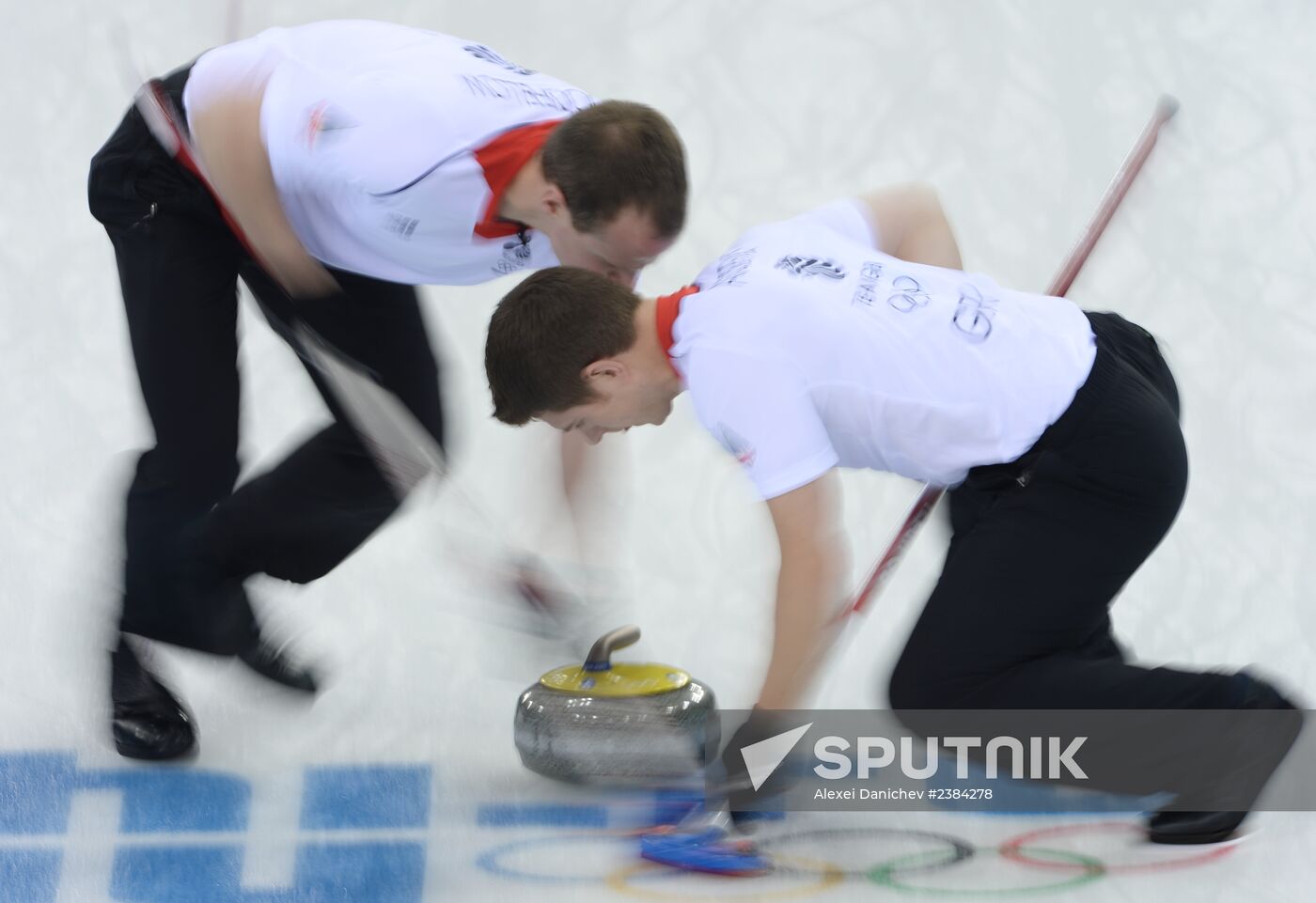 2014 Winter Olympics. Curling. Men. Finals