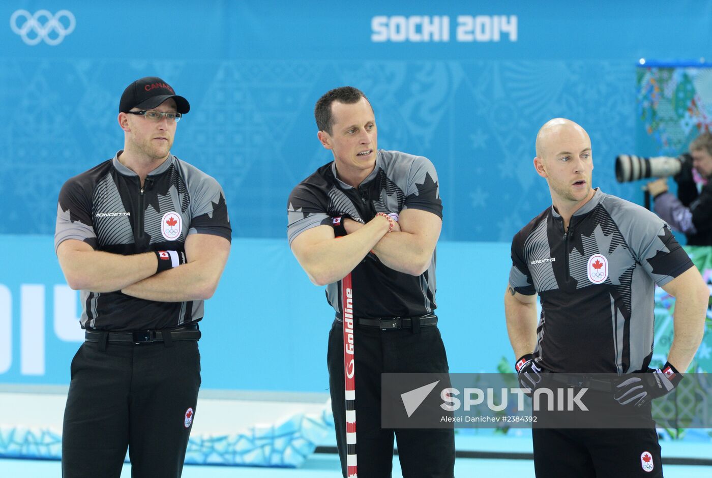 2014 Olympics. Curling. Men. Final match