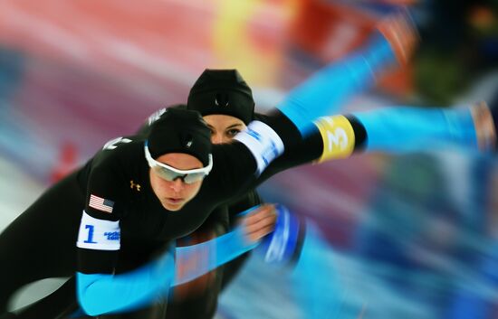2014 Winter Olympics. Speed skating. Women. Team pursuit. Preliminary rounds