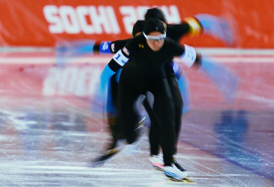 2014 Winter Olympics. Speed skating. Women. Team pursuit. Preliminary rounds
