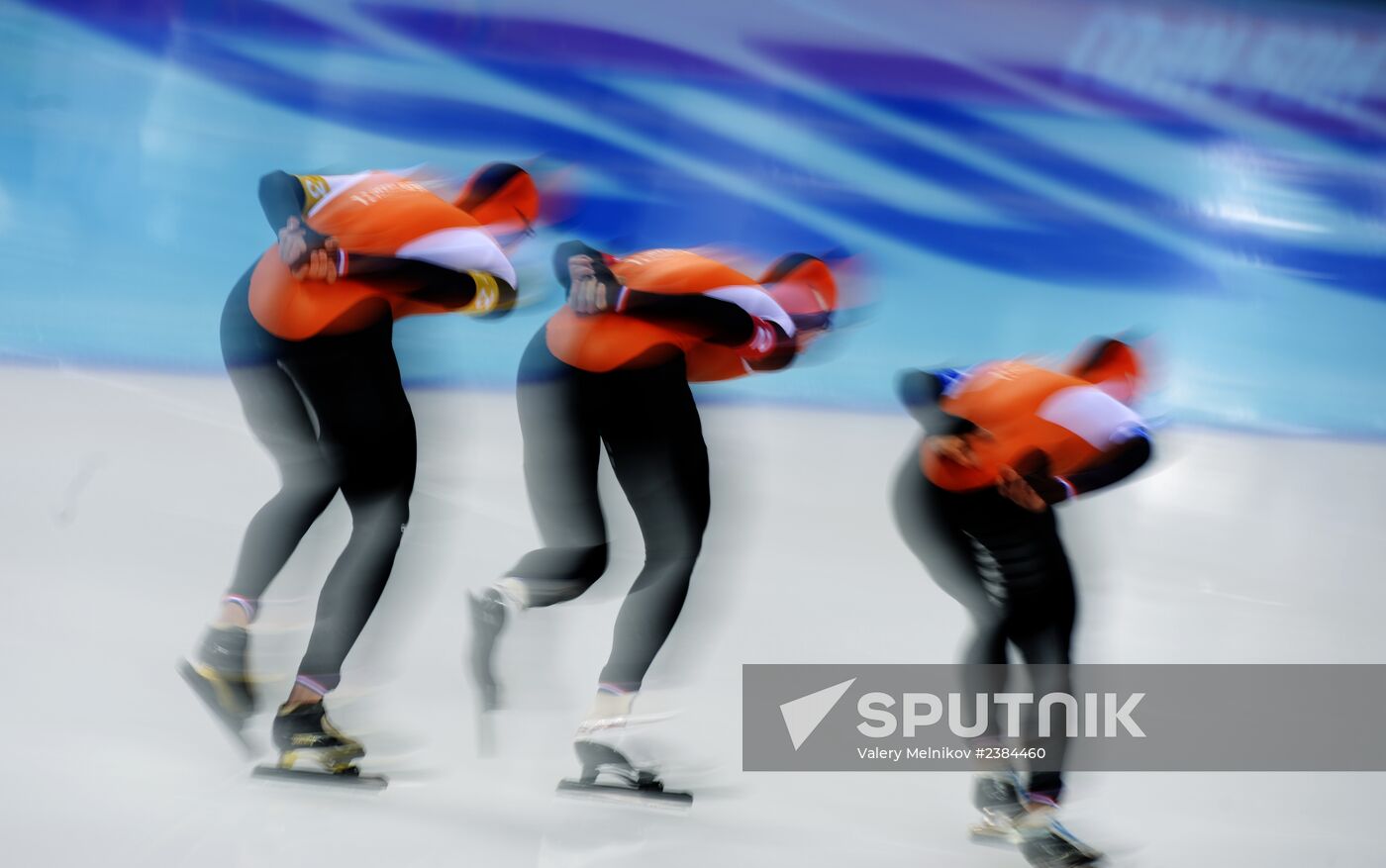 2014 Winter Olympics. Speed skating. Men. Team pursuit. Preliminary rounds