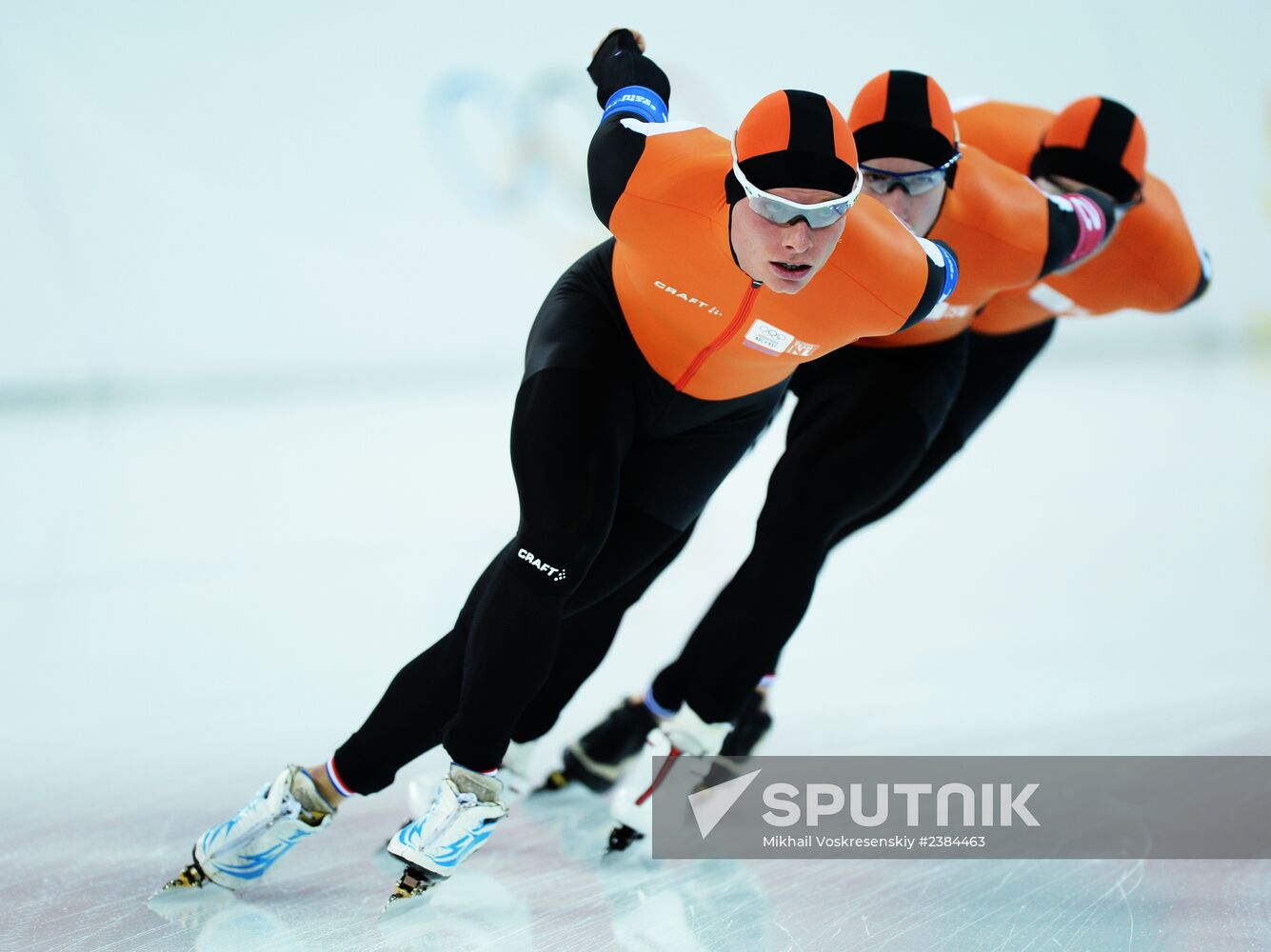 2014 Winter Olympics. Speed skating. Men. Team pursuit. Preliminary rounds