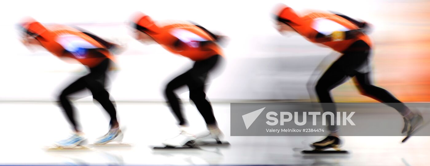 2014 Winter Olympics. Speed skating. Men. Team pursuit. Preliminary rounds