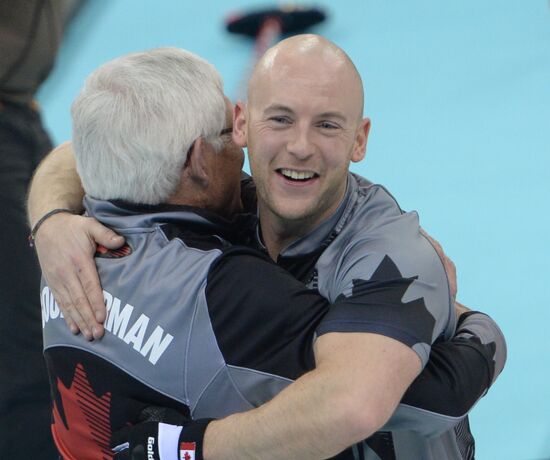 2014 Olympics. Curling. Men. Final match