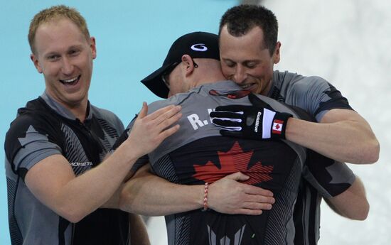 2014 Olympics. Curling. Men. Final match