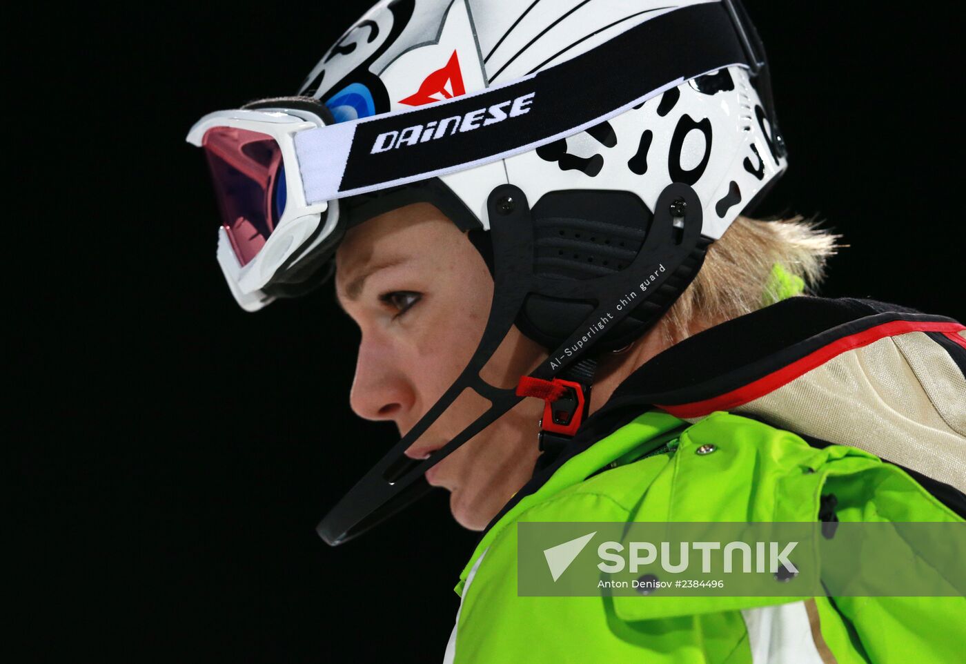 2014 Winter Olympics. Alpine skiing. Women. Slalom