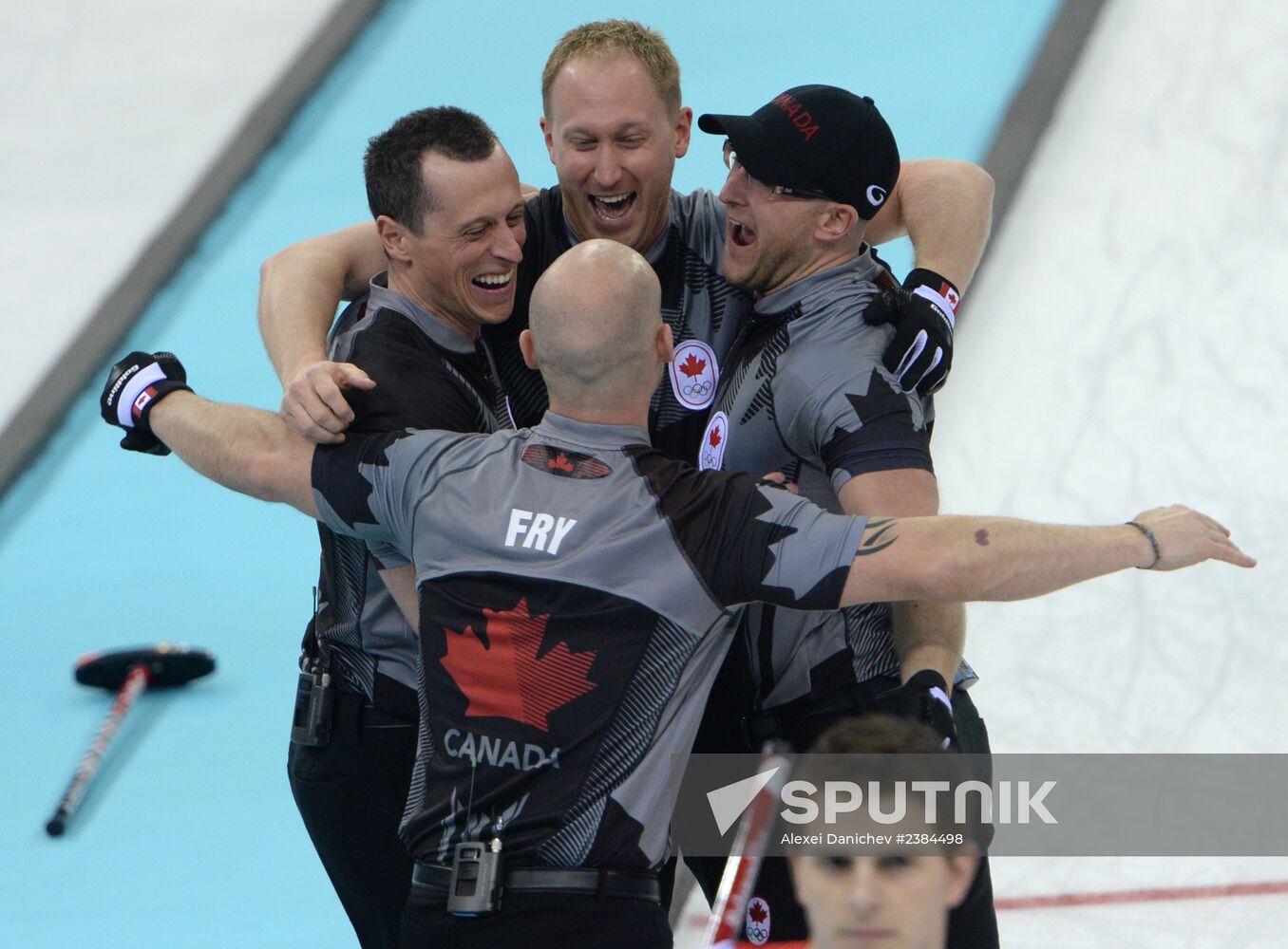 2014 Olympics. Curling. Men. Final match