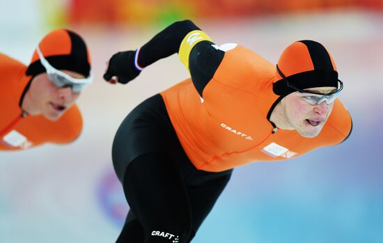 2014 Winter Olympics. Speed skating. Men. Team pursuit. Preliminary rounds