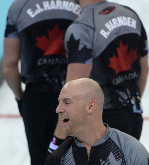 2014 Olympics. Curling. Men. Final match