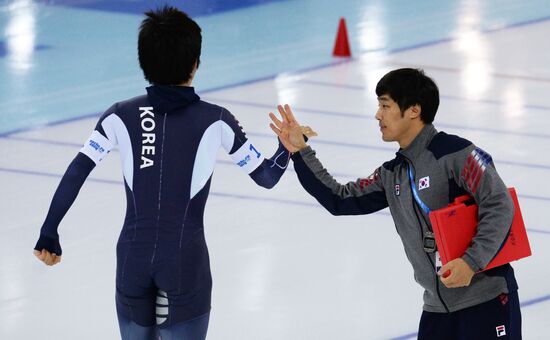 2014 Winter Olympics. Speed skating. Men. Team pursuit. Preliminary rounds