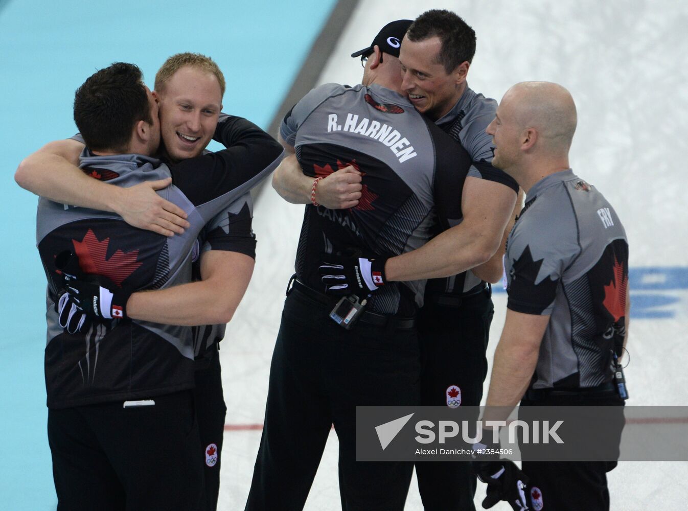 2014 Olympics. Curling. Men. Final match