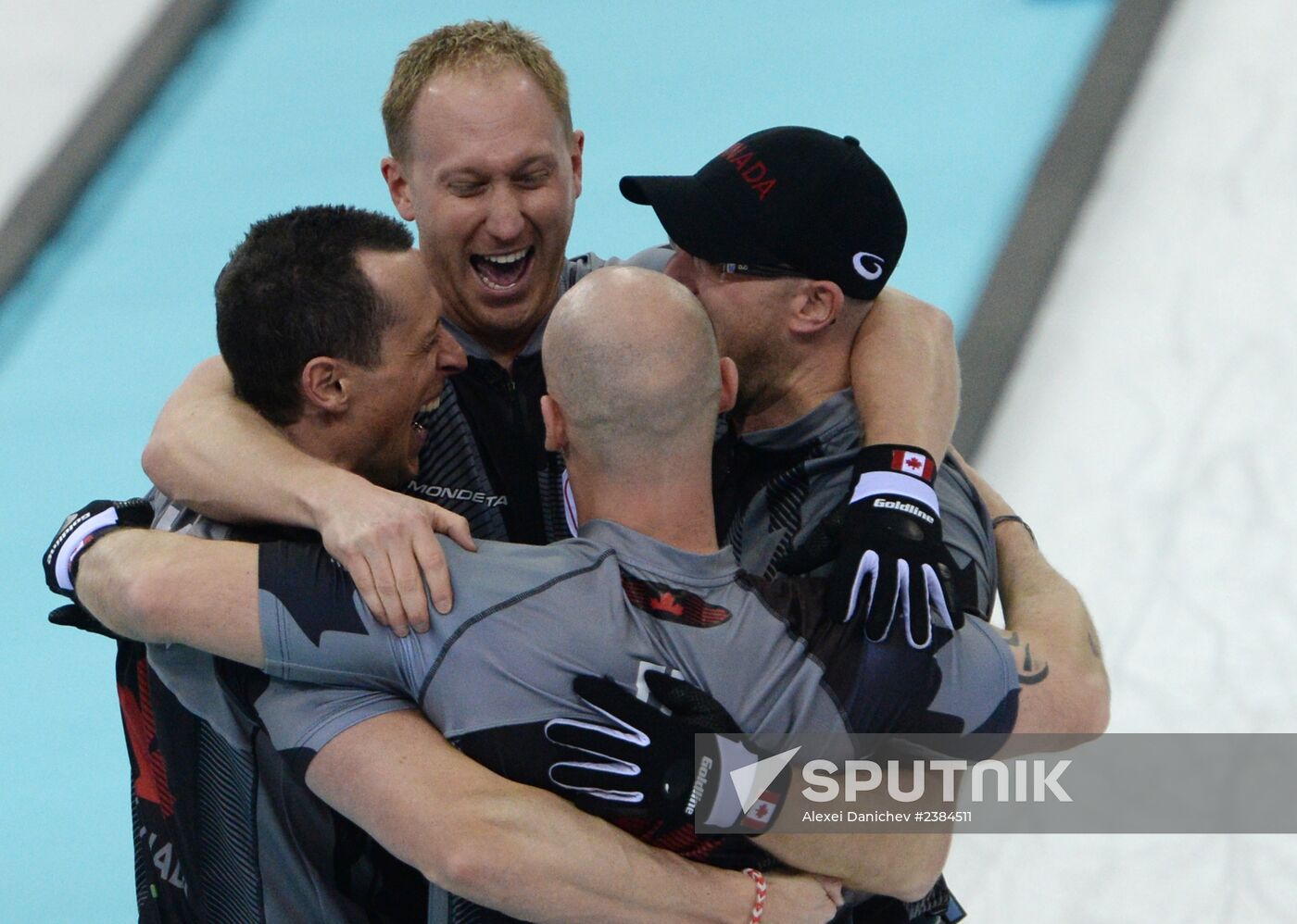 2014 Olympics. Curling. Men. Final match