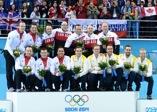 2014 Olympics. Curling. Men. Final match
