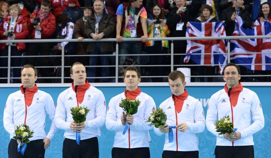 2014 Olympics. Curling. Men. Final match