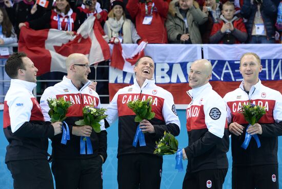 2014 Olympics. Curling. Men. Final match