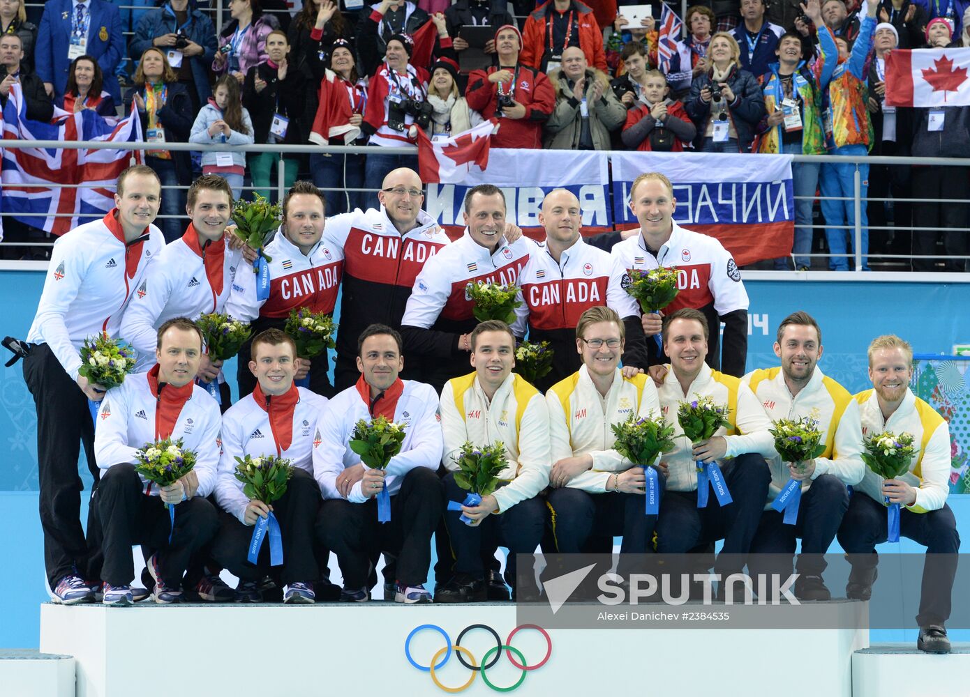 2014 Olympics. Curling. Men. Final match