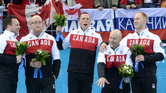 2014 Olympics. Curling. Men. Final match