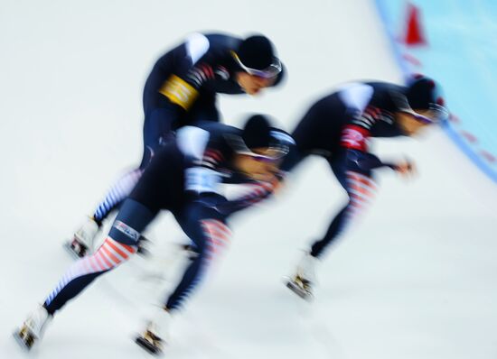 2014 Winter Olympics. Speed skating. Men. Team pursuit. Preliminary rounds