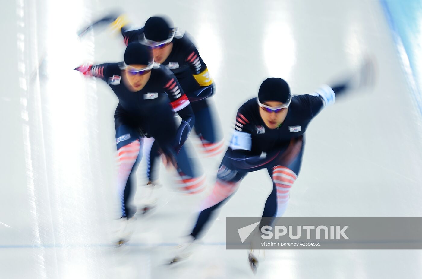 2014 Winter Olympics. Speed skating. Men. Team pursuit. Preliminary rounds