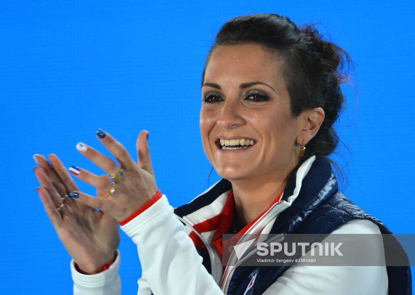 2014 Winter Olympics. Medal ceremony. Day Fourteen