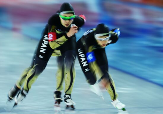 2014 Winter Olympics. Speed skating. Women. Team pursuit. Preliminary rounds