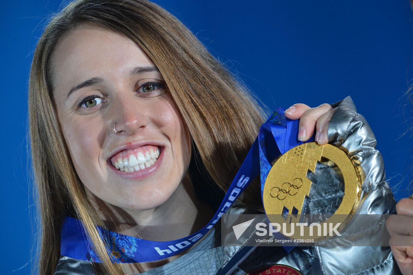 2014 Winter Olympics. Medal ceremony. Day Fourteen