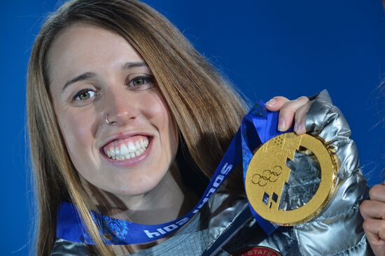 2014 Winter Olympics. Medal ceremony. Day Fourteen