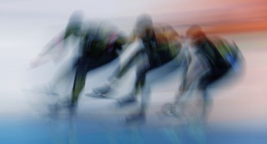 2014 Winter Olympics. Speed skating. Women. Team pursuit. Preliminary rounds