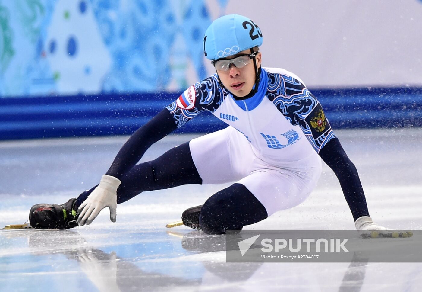 2014 Winter Olympics. Short track speed skating. Men. 500m