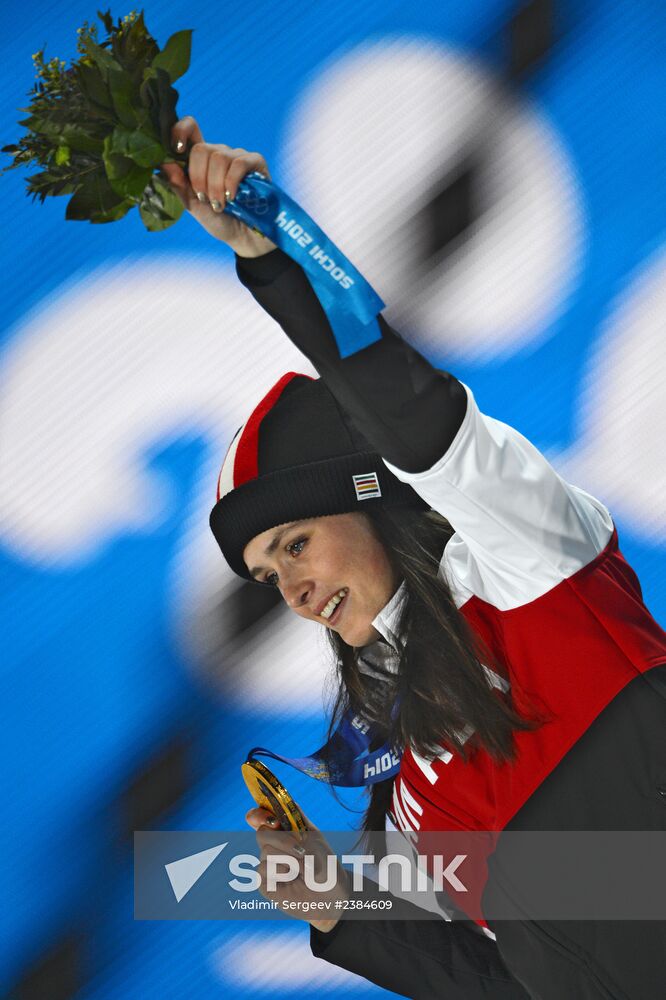 2014 Winter Olympics. Medal ceremony. Day Fourteen