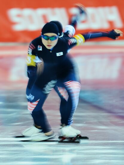 2014 Winter Olympics. Speed skating. Women. Team pursuit. Preliminary rounds