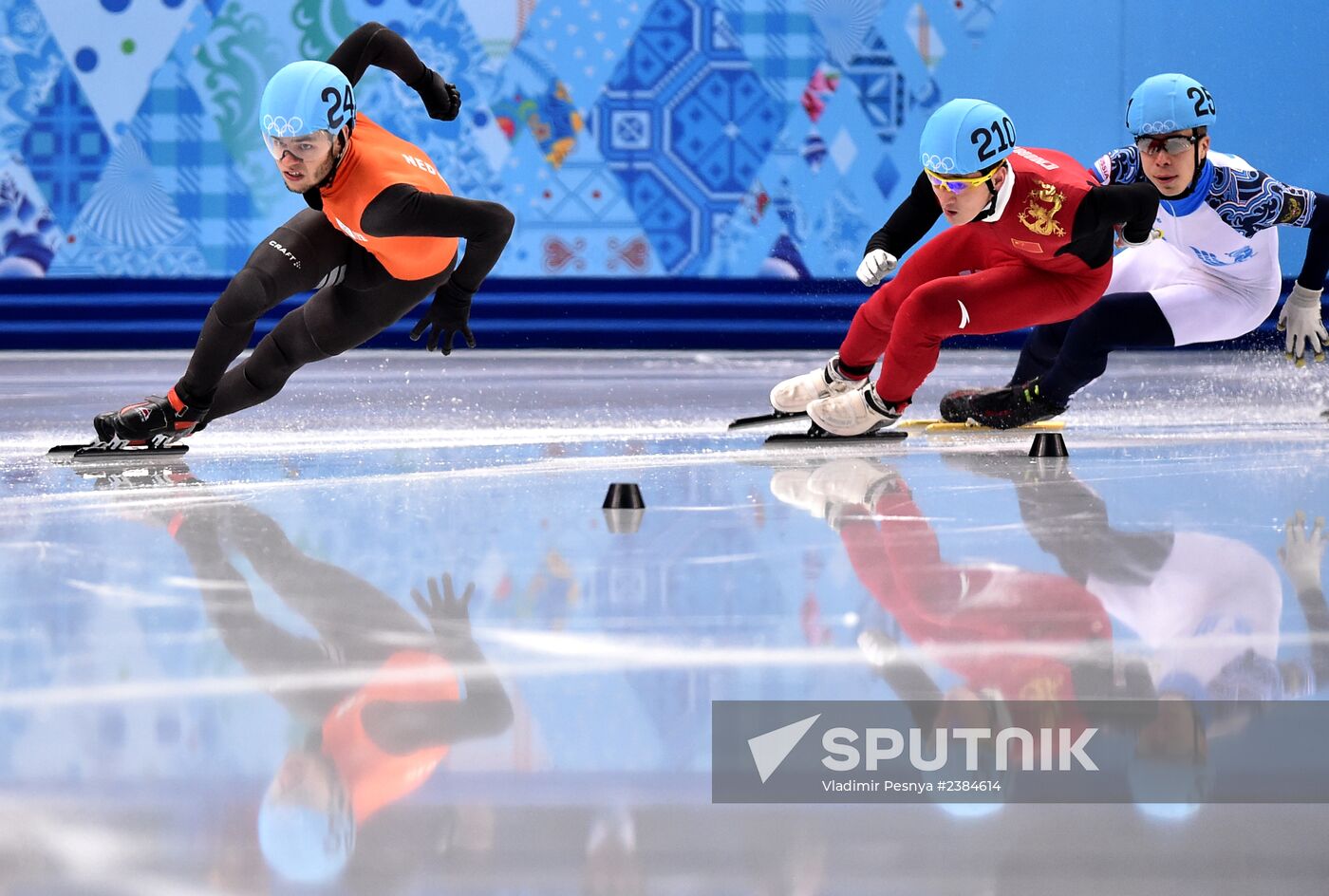 2014 Winter Olympics. Short track speed skating. Men. 500m. Finals