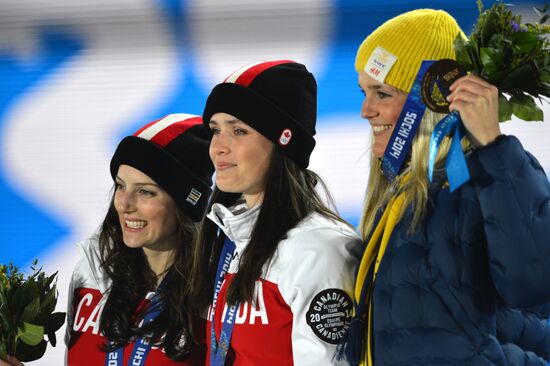 2014 Winter Olympics. Medal ceremony. Day Fourteen