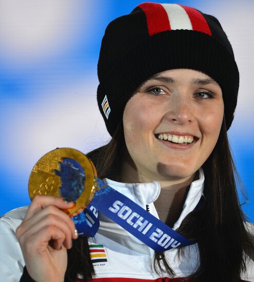 2014 Winter Olympics. Medal ceremony. Day Fourteen