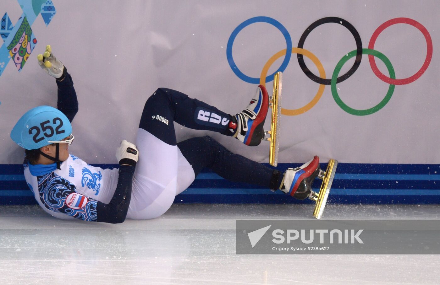 2014 Winter Olympics. Short track speed skating. Men. 500m