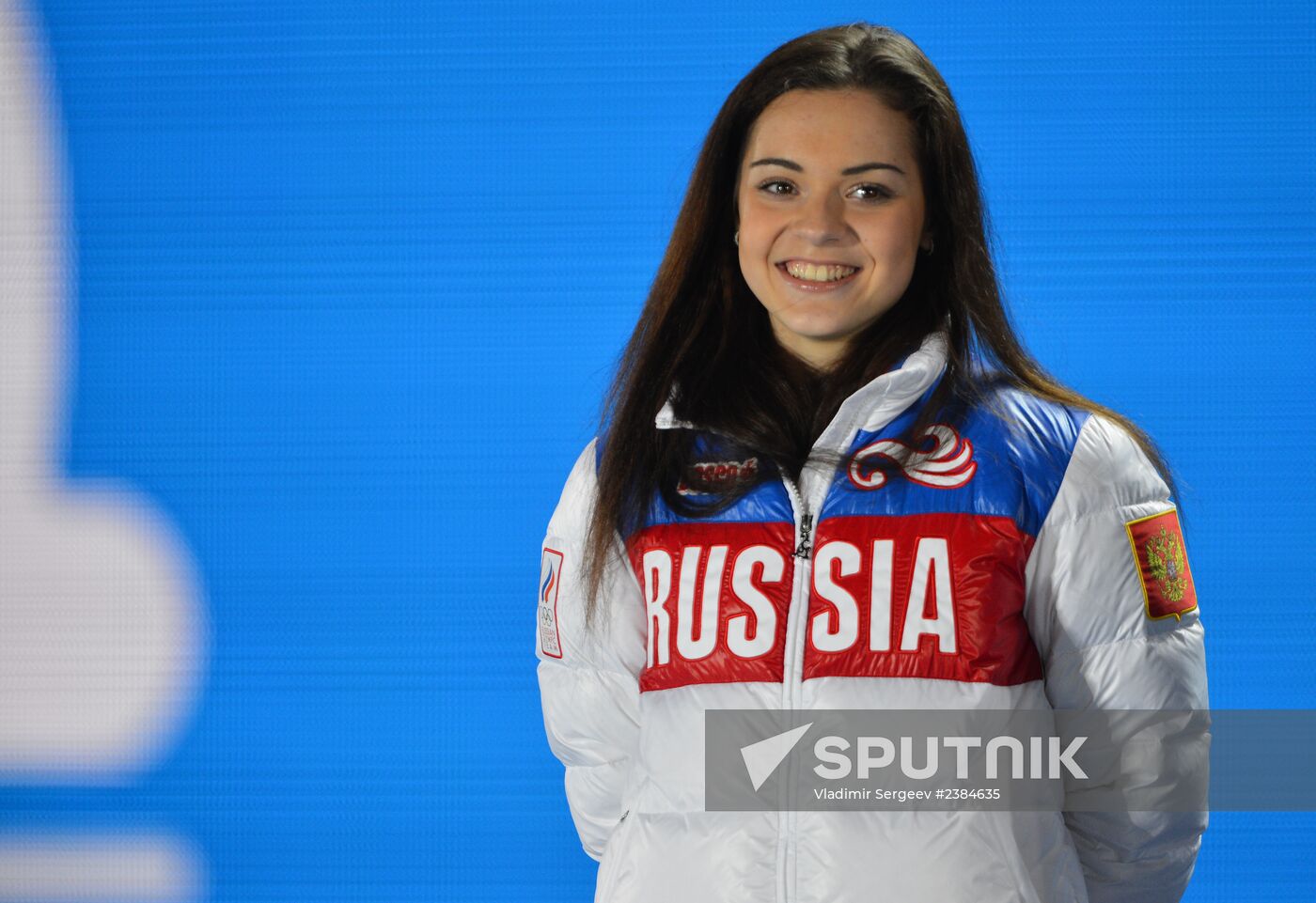 2014 Winter Olympics. Medal ceremony. Day Fourteen