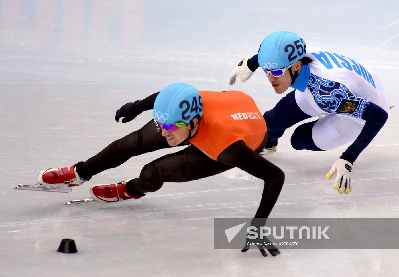 2014 Winter Olympics. Short track speed skating. Men. 500m