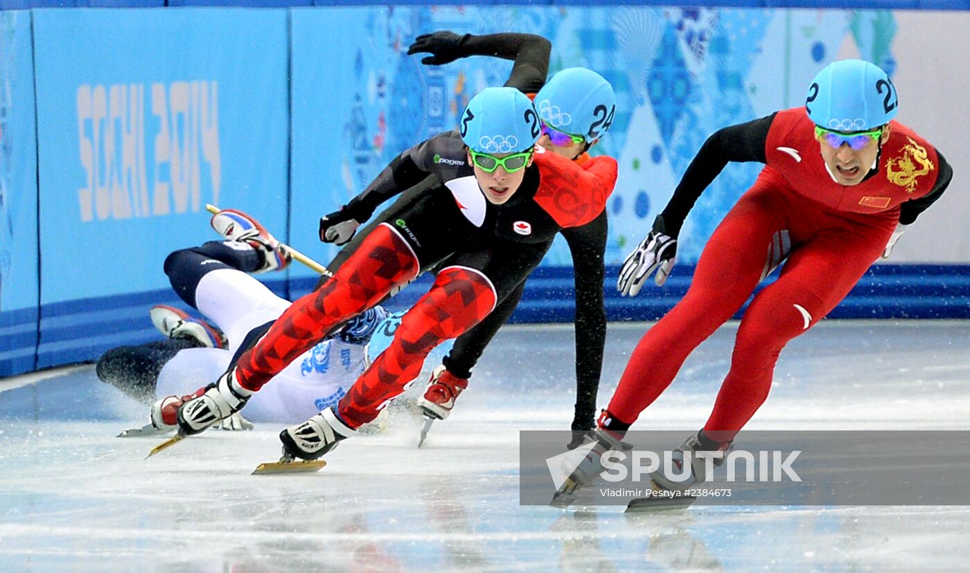 2014 Winter Olympics. Short track speed skating. Men. 500m