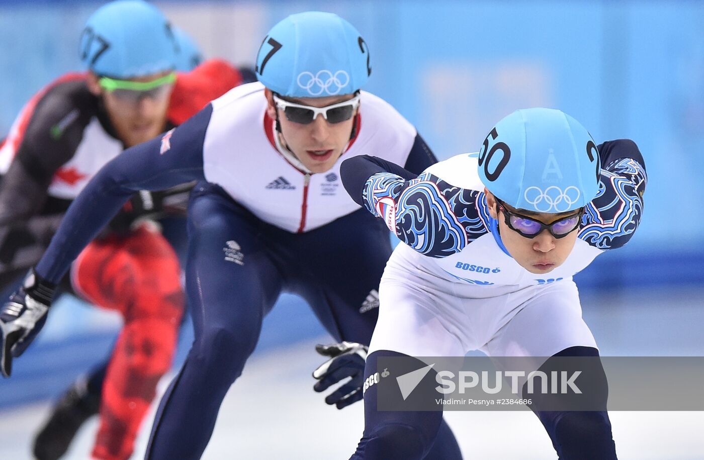 2014 Winter Olympics. Short track speed skating. Men. 500m