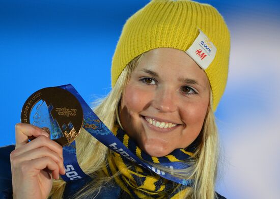 2014 Winter Olympics. Medal ceremony. Day Fourteen