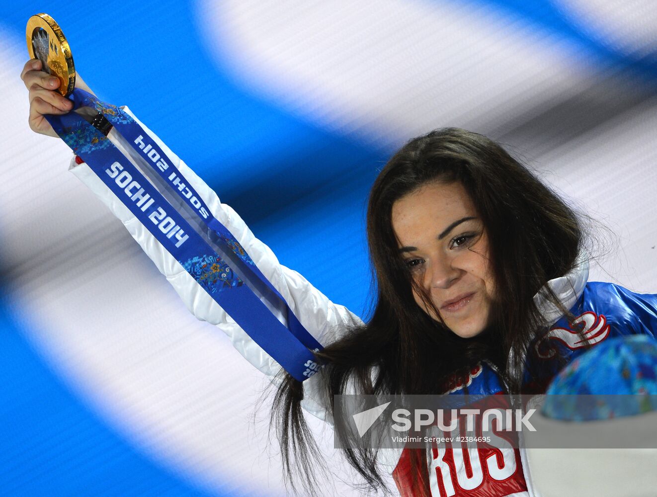 2014 Winter Olympics. Medal ceremony. Day Fourteen