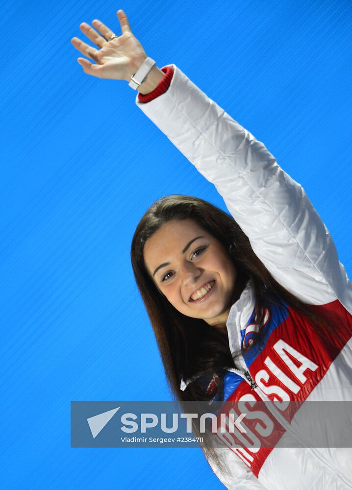 2014 Winter Olympics. Medal ceremony. Day Fourteen