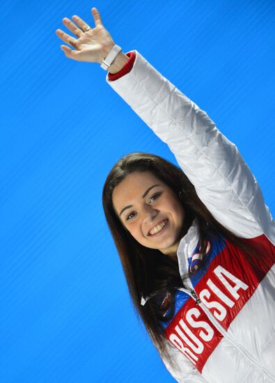 2014 Winter Olympics. Medal ceremony. Day Fourteen